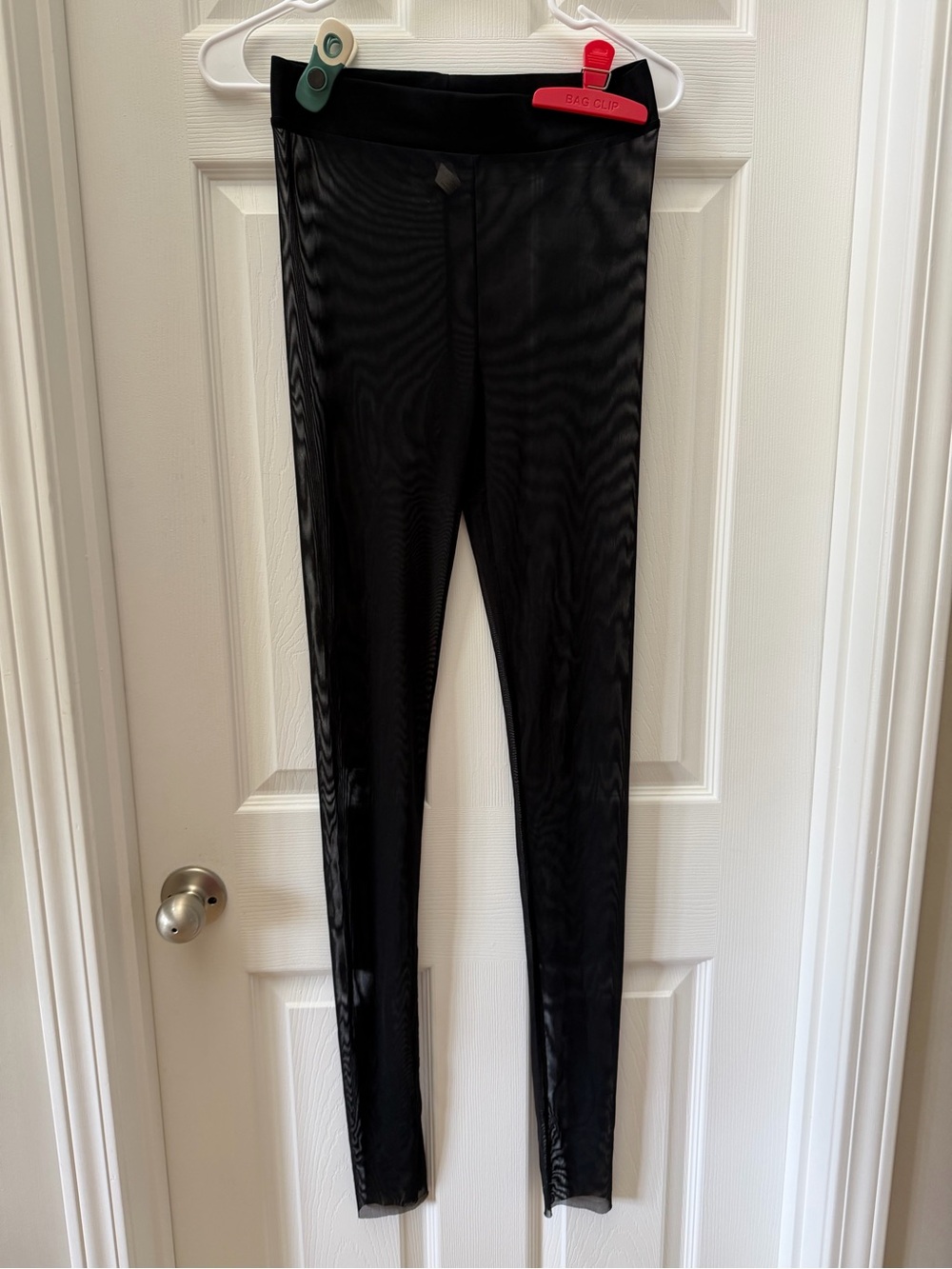 Intimately Free People Black Sheer Mesh Leggings Size XS